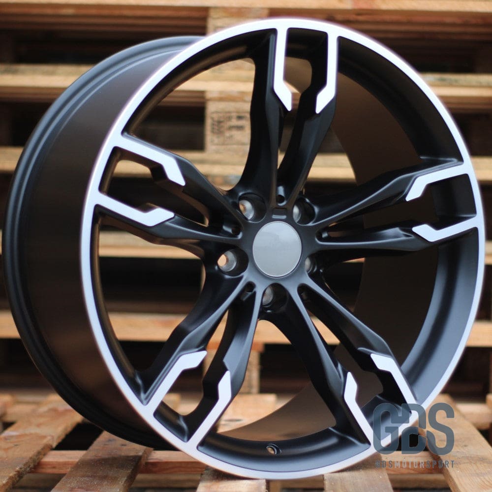 Pack 4 jantes BMW Look 668 M R20’’ X 8,5’’ ET35 9,5’’ ET40 Noir Poli - Jantes et pneus - GDS Motorsport