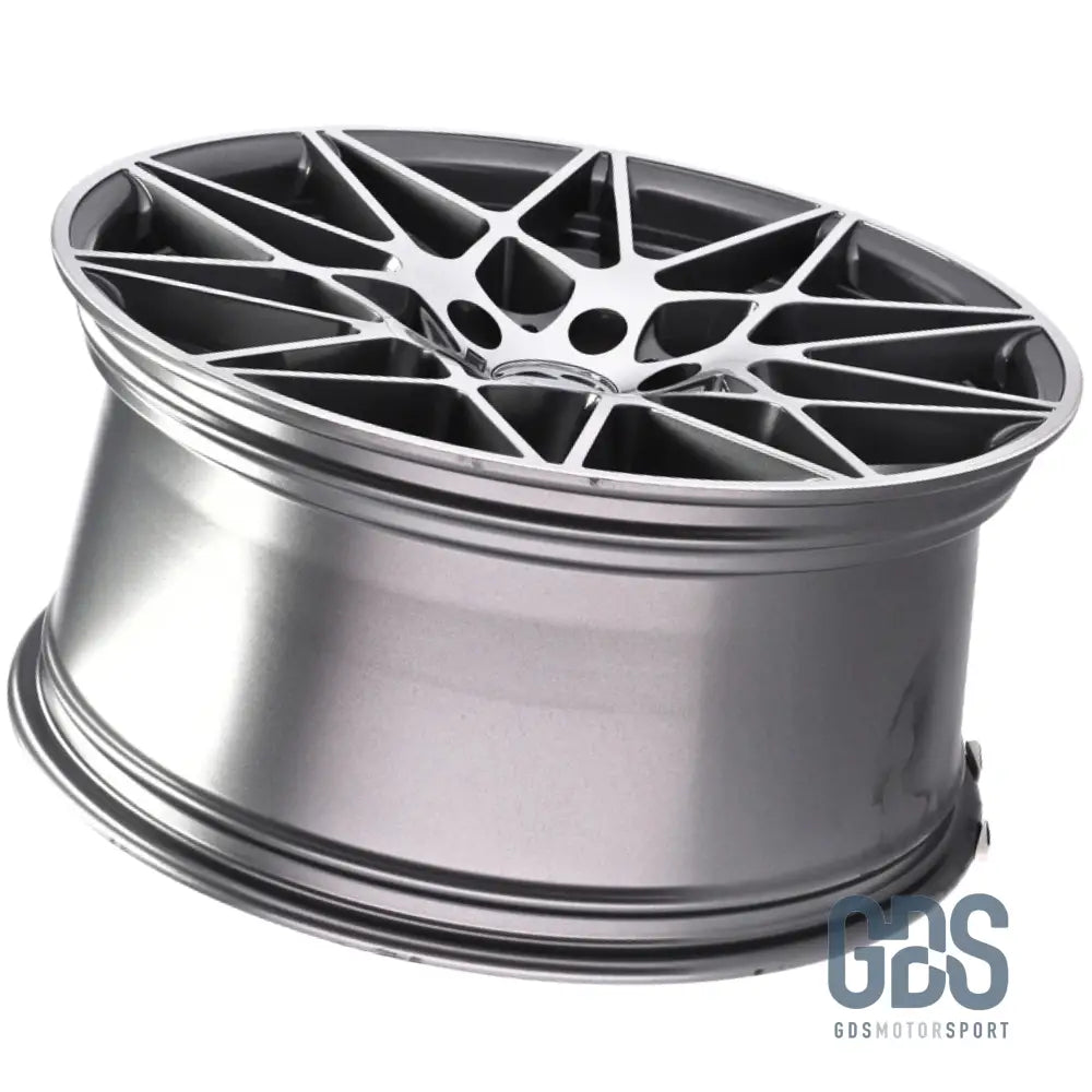 Pack 4 jantes Type 666M Gris face poli BMW R20 X 8,5’’ ET35 9,5’’ ET40 Compétition - Jantes et pneus - GDS Motorsport