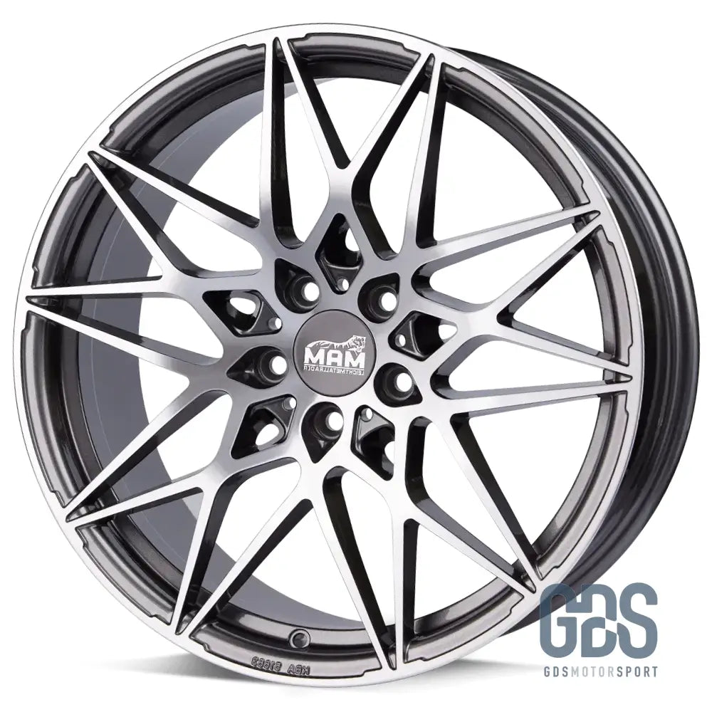 Pack 4 jantes Type 666M MAM Gris Face poli BMW R19’’ X 8.5’’ ET35 Compétition - Jantes et pneus - GDS Motorsport