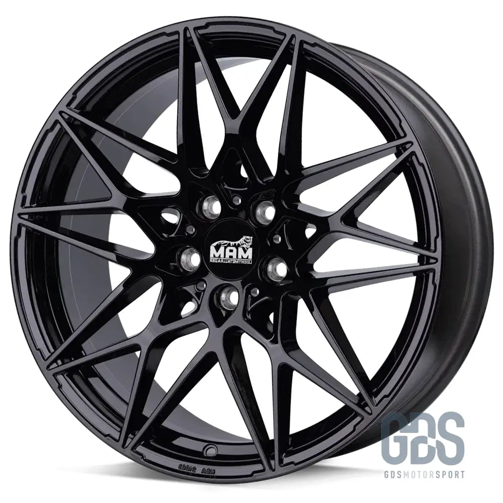 Pack 4 jantes type 666m mam noir bmw r19’’ x 8.5’’ et35 compétition - jantes et pneus