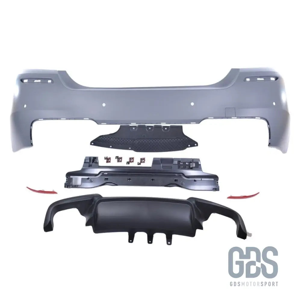 Pare-choc arrière look m5 pour bmw série 5 f10 berline (2010-2017) - arrière