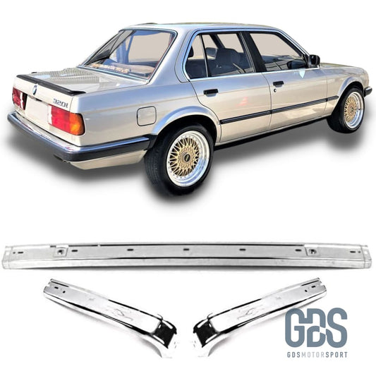 Pare choc arriere Chrome pour BMW E30 de 1982 a 1990 Choc GDS Motorsport