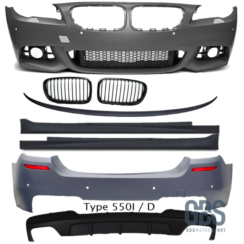 Pack M Complet pour BMW F10 Berline Phase 2 LCI Performance Edition - style 550 i/d - Pare Choc kit carrosserie - GDS Motorsport