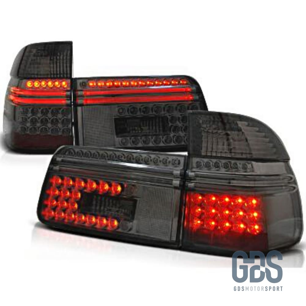 Feux arrières FULL LED vitre Fumé noir BMW E39 Touring / Break Phase 1 1997-2000 - PHARES FEUX - GDS Motorsport