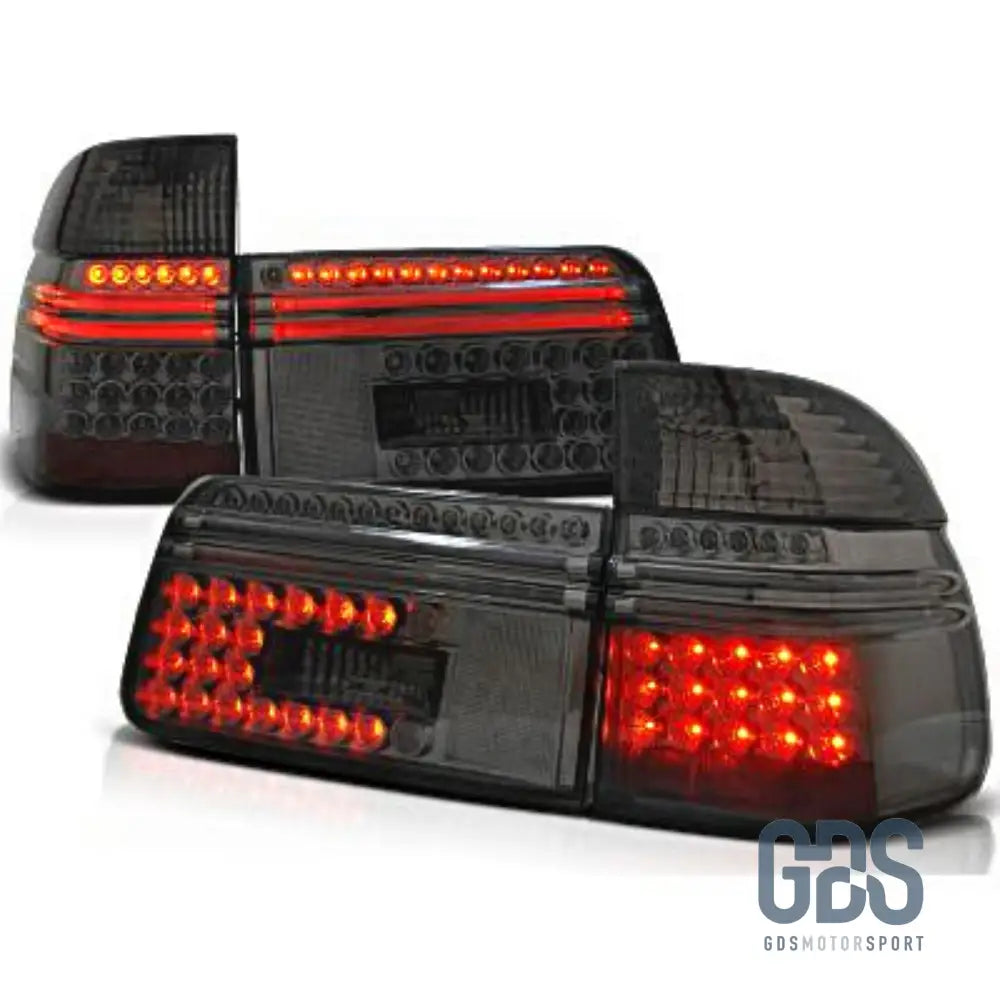 Feux arrières FULL LED vitre Fumé noir BMW E39 Touring / Break Phase 1 1997-2000 - PHARES FEUX - GDS Motorsport