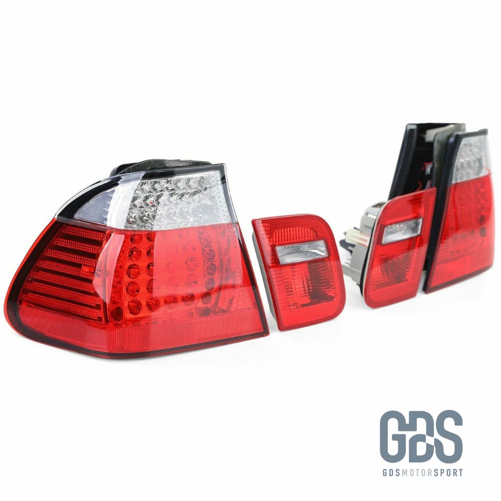 Feux arrière Full LED Rouge Clair pour BMW E46 Berline 1998 à 2005 - PHARES FEUX - GDS Motorsport