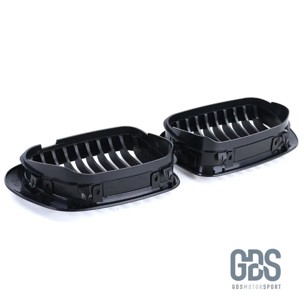 2 Grilles de calandre NOIR MATE BMW serie 3 E46 PH1 1999 a 2003 COUPE / CABRIOLET - Calandres - GDS Motorsport