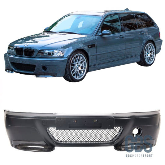 Pare choc avant style M3 CSL Pour BMW E46 série 3 Berline/Touring Choc GDS Motorsport