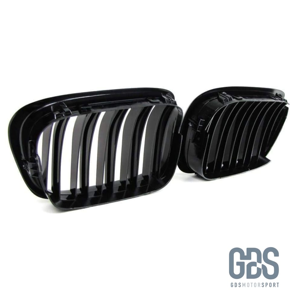 Grilles de calandre Double Barrette NOIR BRILLANT BMW serie 5 E39 look M5 - Calandres - GDS Motorsport