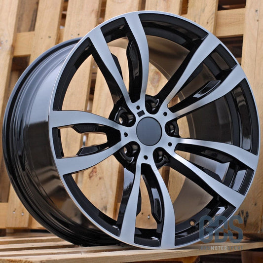 Pack 4 jantes BMW style 469 M Look X5 R20’’ X 10’’ ET40 11’’ ET37 Noir Poli - Jantes et pneus - GDS Motorsport