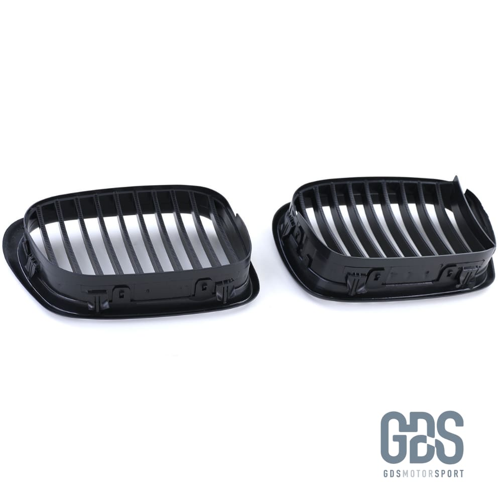 Grilles de calandre NOIR MATE bords larges BMW serie 5 E39 1995 a 2003 - Calandres - GDS Motorsport