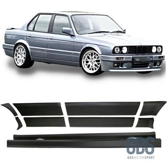 Kit Bas de caisse + paneaux porte M technic pour BMW E30 Berline / Touring Pare Choc GDS Motorsport