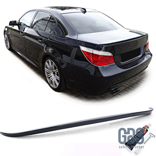 Becquet Fin Noir brillant arrière pour BMW E60 serie 5 Berline Look Sport - Pare Choc kit carrosserie - GDS Motorsport