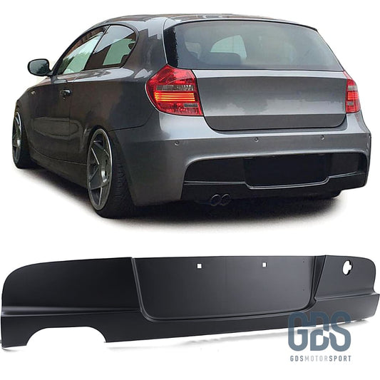Diffuseur parechoc arriere Pack M E87/81 Double sortie Gauche Pare Choc kit carrosserie GDS Motorsport