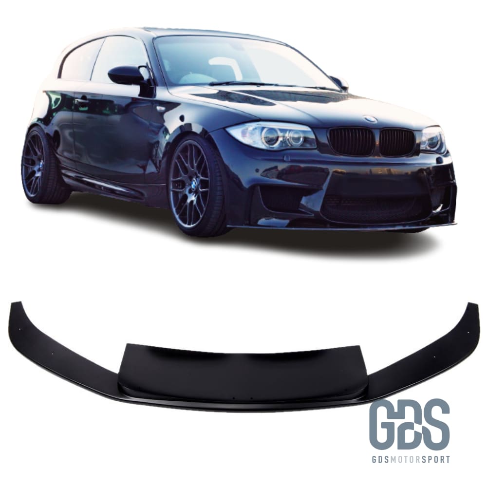 Lame de pare choc avant look serie 1M Performance E87/88/81/82 - Pare Choc kit carrosserie - GDS Motorsport