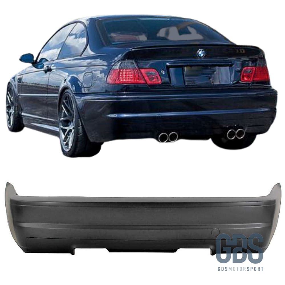 Pare choc arrière style BMW M3 E46 pour Coupé / Cabriolet Choc GDS Motorsport