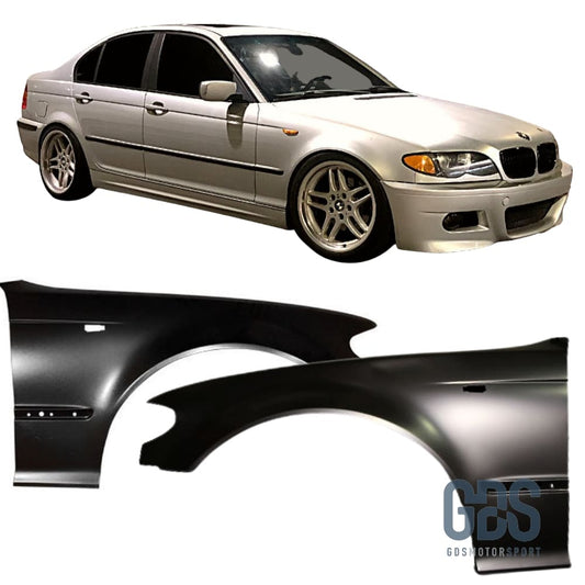 Ailes avant BMW Serie 3 E46 Berline/ Touring Phase 2 de 2001 à 2005 Pare Choc kit carrosserie GDS Motorsport