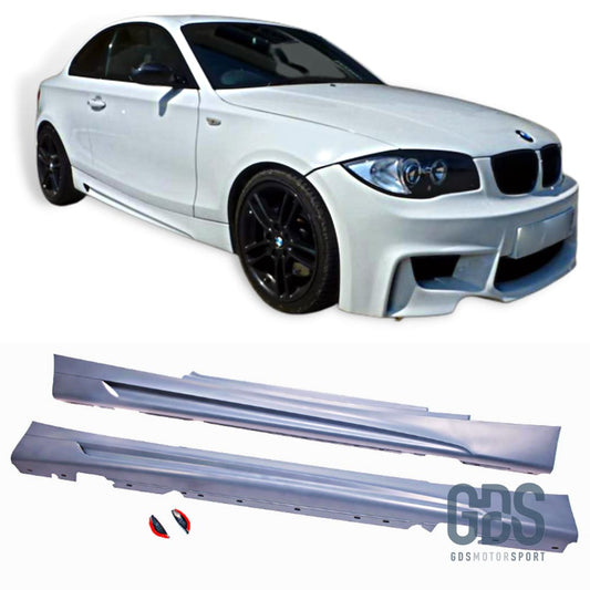 Bas de caisse Pack M Performance pour BMW Serie 1 E81 / E82 / E88 3 portes Pare Choc kit carrosserie GDS Motorsport