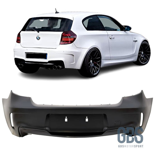 Pare Choc Arrière LOOK SERIE 1M pour BMW E81 E87 Berline GDS Motorsport