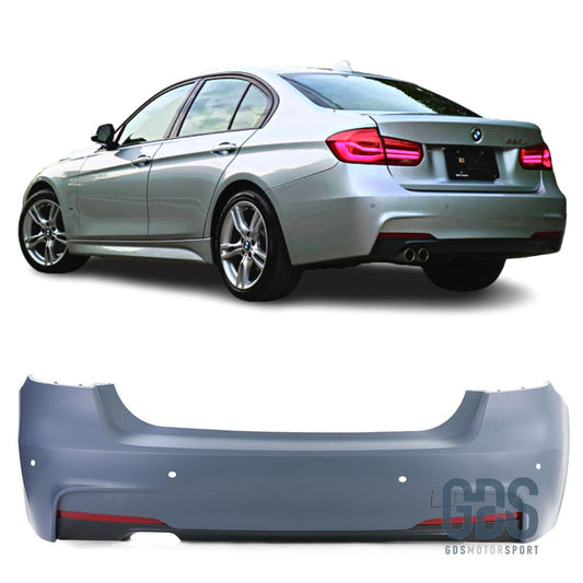 Pare choc arriere Pack M pour BMW F30 berline Sortie double gauche Choc kit carrosserie GDS Motorsport