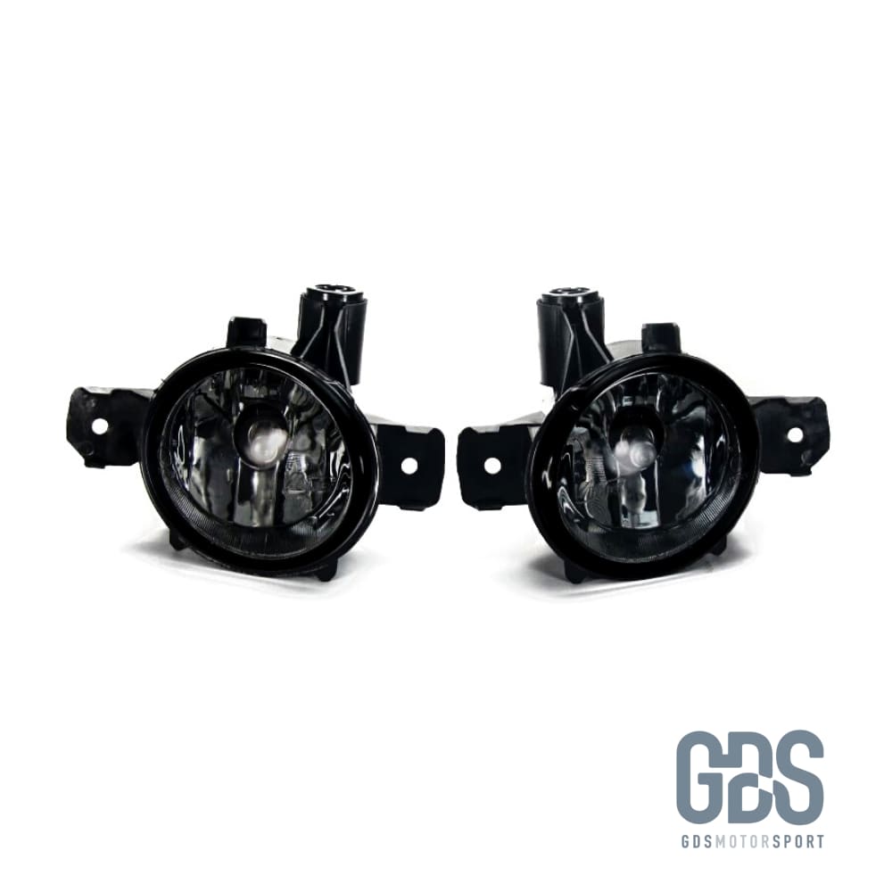 Pair Antibrouillards BMW Serie 1 E81 E82 E87 E88 Fumé Noir PHARES FEUX GDS Motorsport