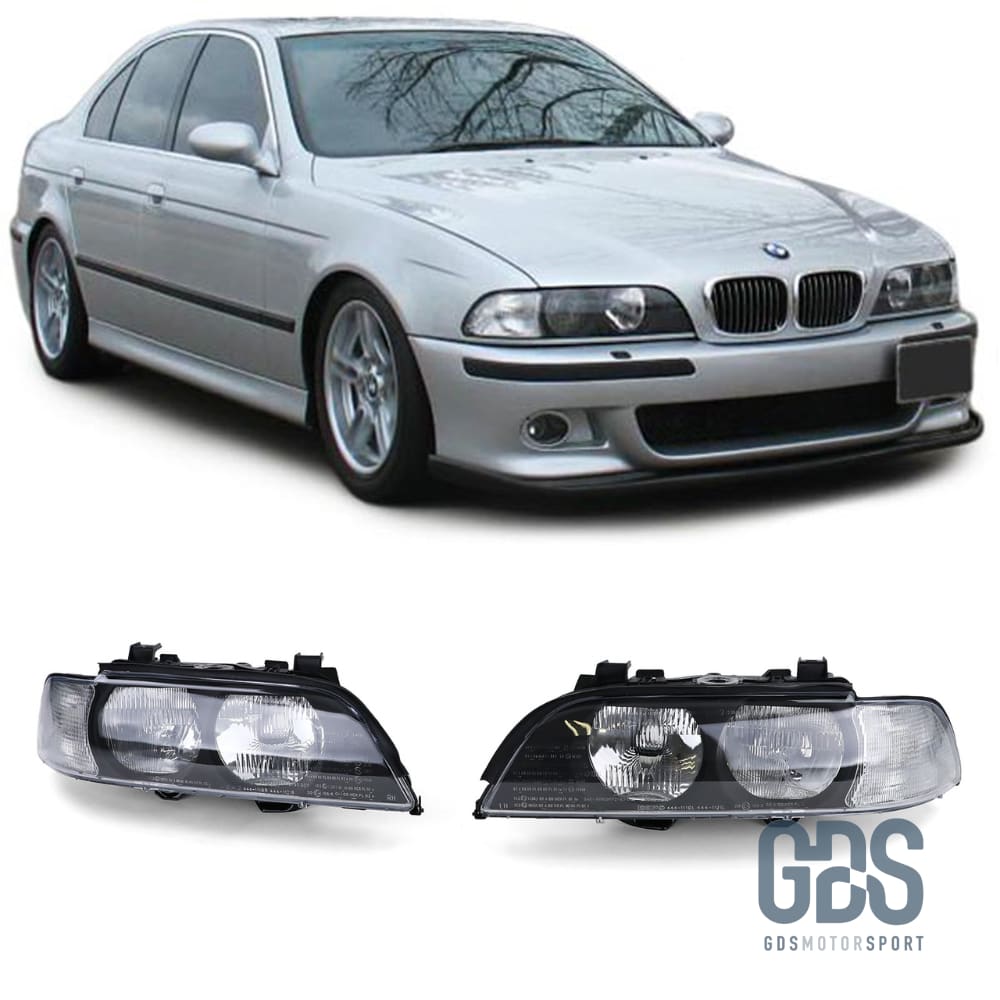 Phares Type origine BMW Série 5 E39 Phase 1 Halogène H7 - PHARES FEUX - GDS Motorsport