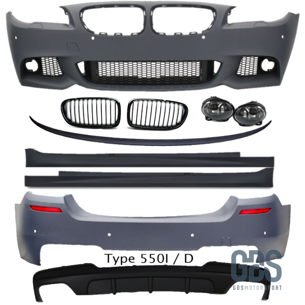Pack M Complet pour BMW F10 Berline Phase 1 Performance Edition - style 550 i/d - Pare Choc kit carrosserie - GDS Motorsport