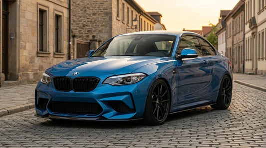 BMW Série 2 F22 coupé en look M2 Compétition abaissée, style German Look
