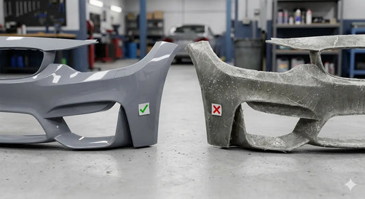Pare-choc bmw: plastique abs vs fibre de verre — le vrai comparatif