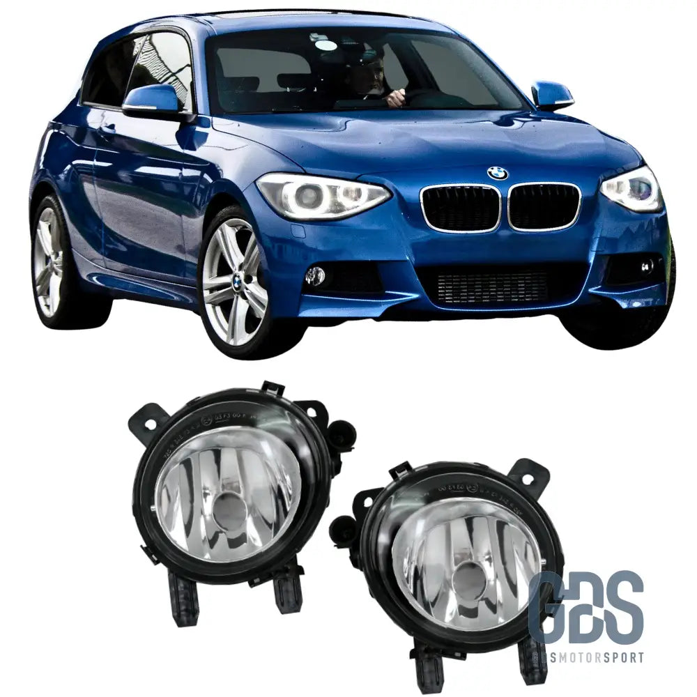 Antibrouillards pour BMW Série 1 F20 / F21 phase Cristal/ Noir/ Jaune - Éclairage de véhicule - GDS Motorsport