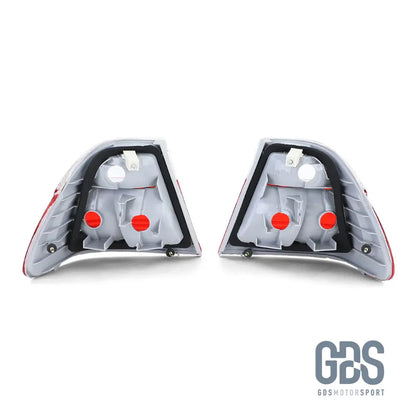 Feux arrières Rouge Blanc pour BMW E46 Berline Phase 1 1998 à 2001 - PHARES FEUX - GDS Motorsport