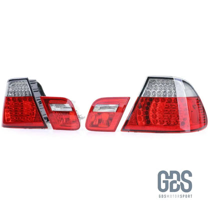Feux arrière Full LED Blanc cristal pour BMW E46 Coupé/ Cabriolet de 1999 à 2006 - PHARES FEUX - GDS Motorsport