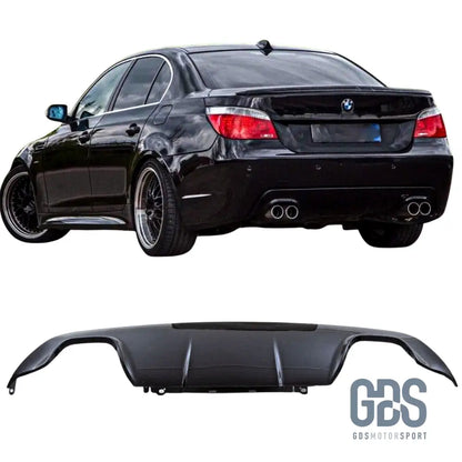 Diffuseur double sortie gauche et droite pare choc arriere Pack M BMW E60 E61 - Pare Choc - GDS Motorsport