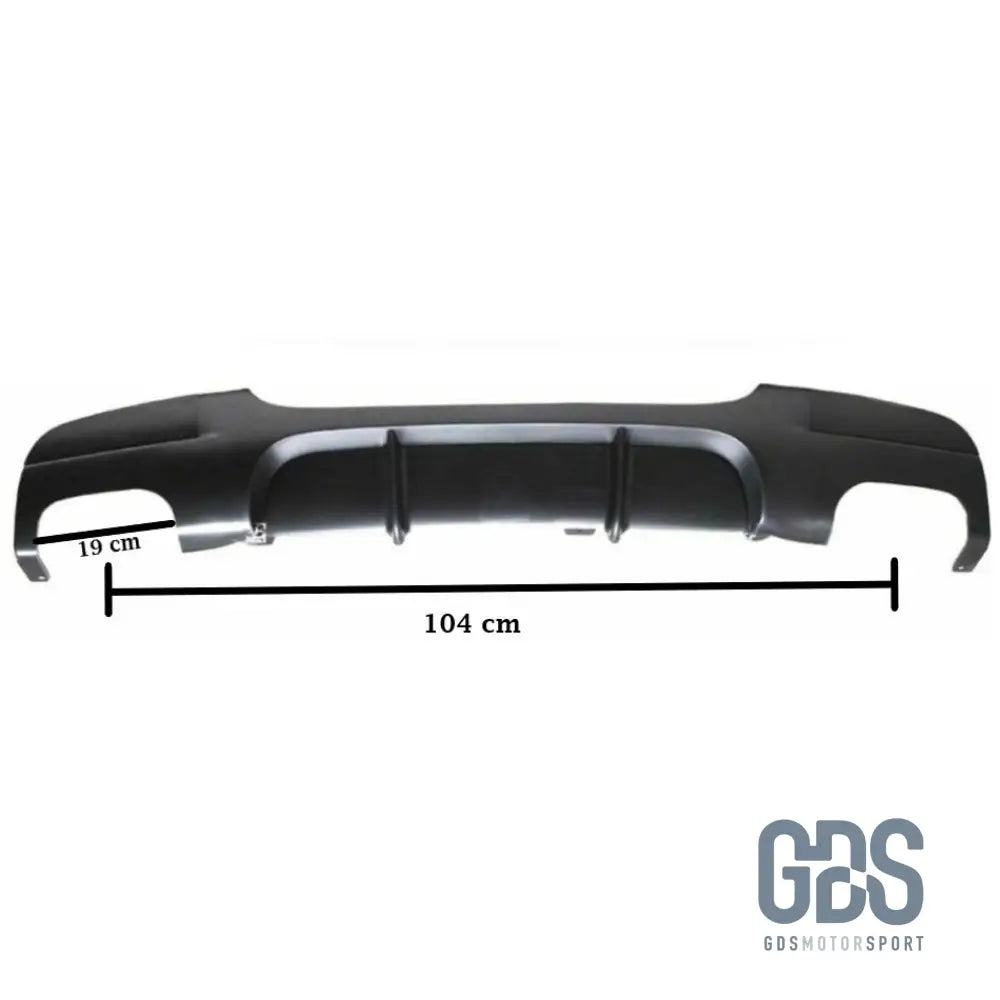Diffuseur pare choc arrière BMW serie 3 E90 / E91 Look M Performance 4 sorties - Pare Choc kit carrosserie - GDS Motorsport