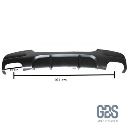 Diffuseur pare choc arrière BMW serie 3 E90 / E91 Look M Performance 4 sorties - Pare Choc kit carrosserie - GDS Motorsport