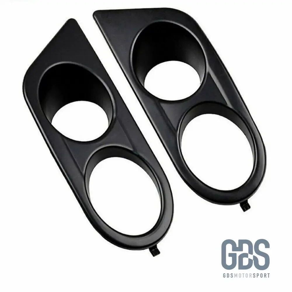 2 Caches / Entourage antibrouillard pour pare choc avant BMW E46 Look M3 - PHARES FEUX - GDS Motorsport