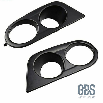 2 Caches / Entourage antibrouillard pour pare choc avant BMW E46 Look Pack M2 - PHARES FEUX - GDS Motorsport
