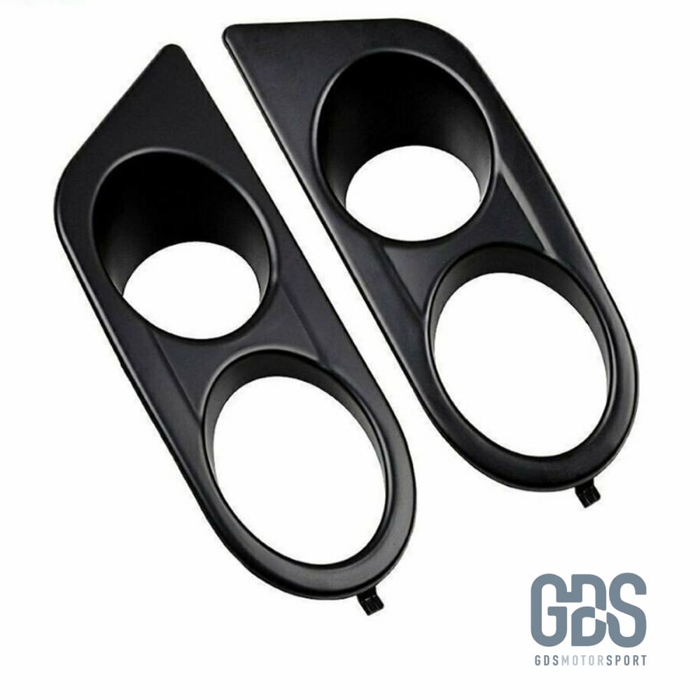 2 Caches / Entourage antibrouillard pour pare choc avant BMW E46 Look Pack M2 - PHARES FEUX - GDS Motorsport