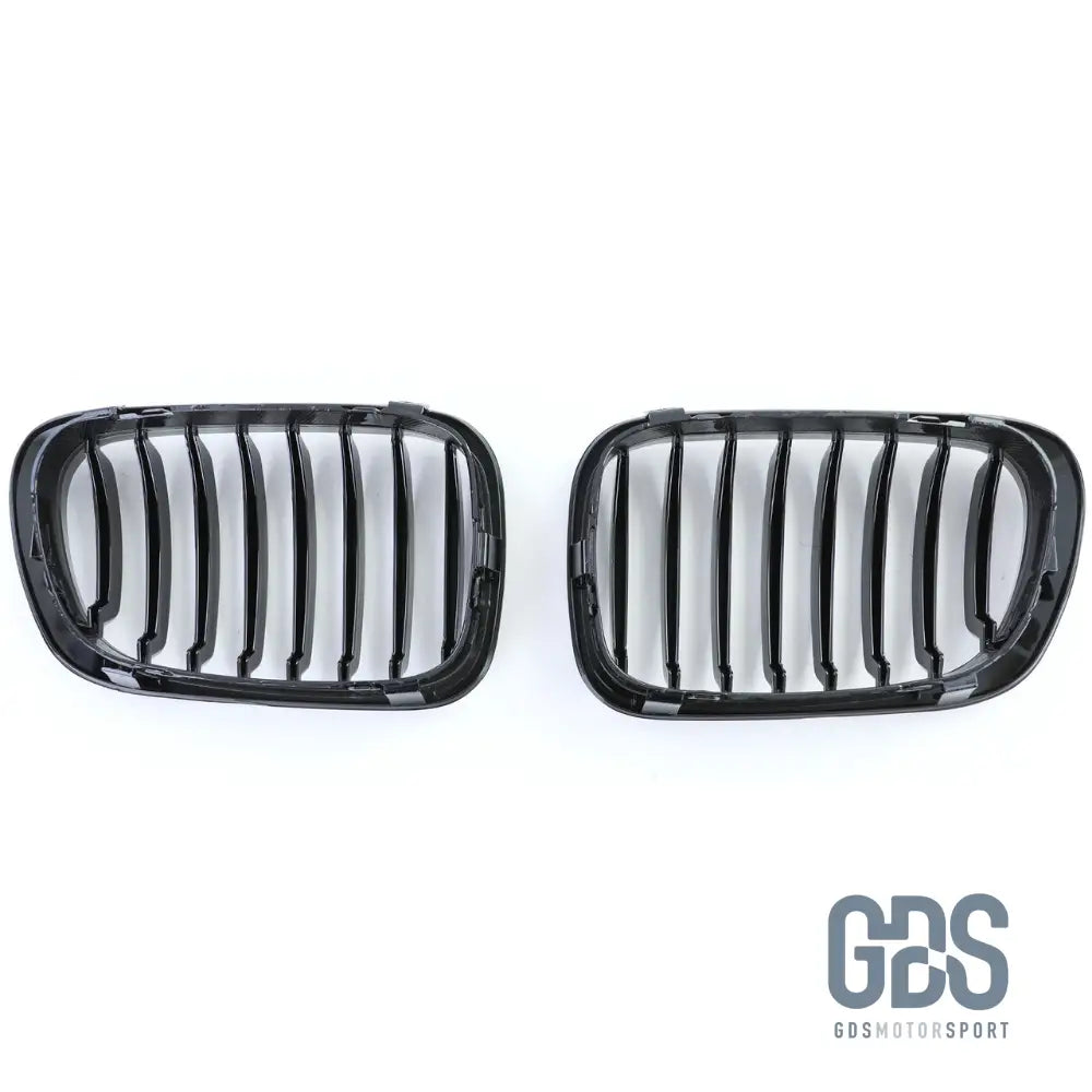 2 Grilles de calandre Noir Brillant BMW série 3 E46 PH1 1999 a 2003 Coupé / Cabriolet - Calandres - GDS Motorsport