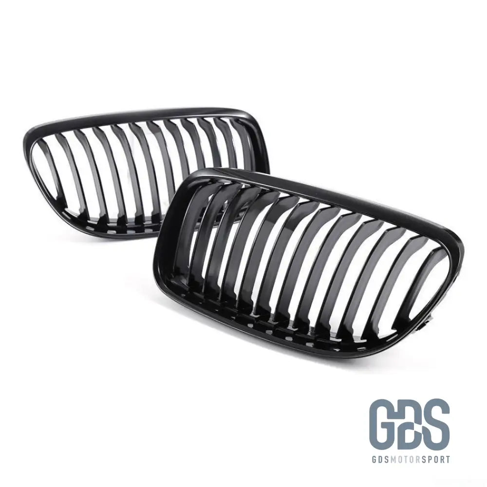 2 Grilles de calandre NOIR BRILLANT BMW série 3 E90 / E91 PH2 LCI 2008 a 2012 Berline / Touring - Calandres - GDS Motorsport