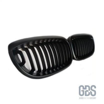 2 grilles de calandre noir mat pour bmw série 3 e46 phase coupé / cabriolet - calandres