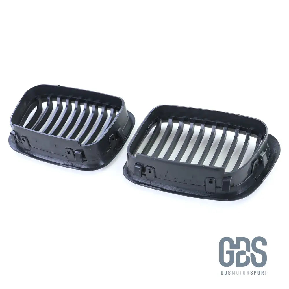 2 Grilles de calandre NOIR MATE BMW serie 3 E46 PH1 1998 a 2001 BERLINE / TOURING - Calandres - GDS Motorsport