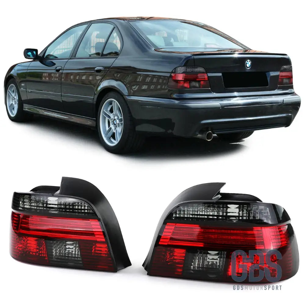Feux arrières Look Phase 2 Cristal Fume Noir pour BMW E39 Berline 1995-2000 - PHARES FEUX - GDS Motorsport