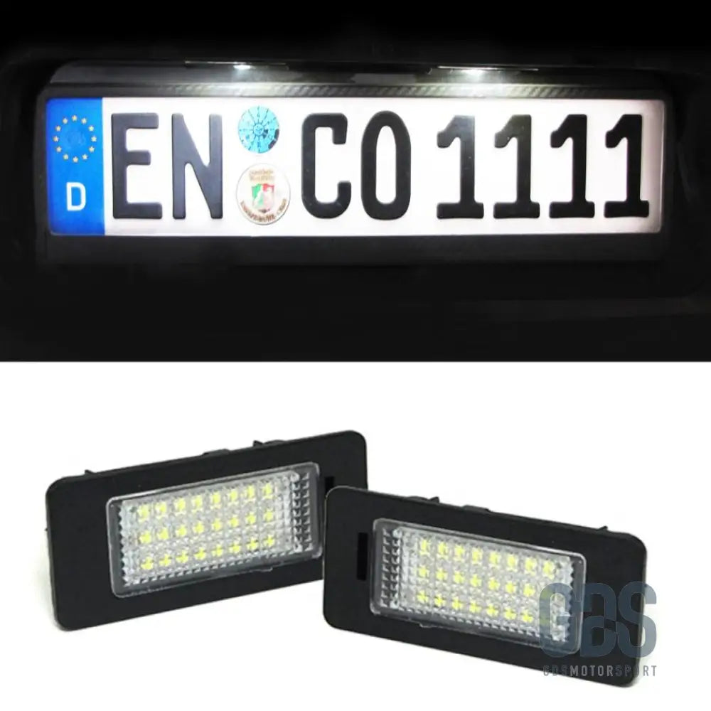 2 modules éclairage de plaque d’immatriculation 24 led’s bmw - led immatriculation