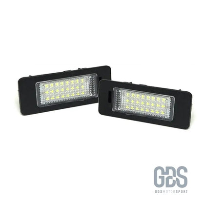 2 modules éclairage de plaque d’immatriculation 24 led’s bmw - led immatriculation