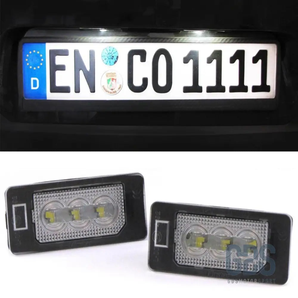 2 modules led éclairage de plaque d’immatriculation bmw technologie csp - led immatriculation