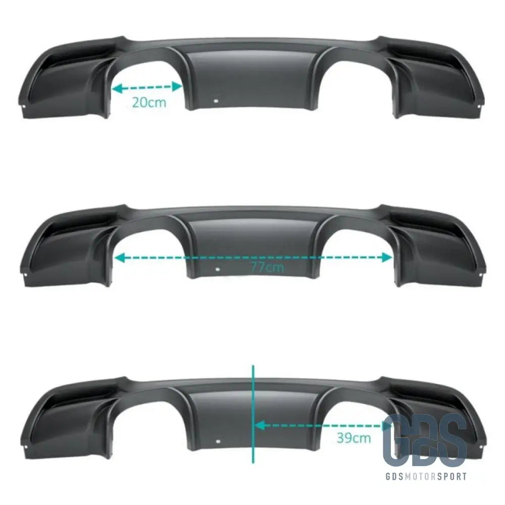 Diffuseur Look M3 CSL Performance arrière BMW serie 3 E92 E93 Pack M - Éléments de carrosserie - GDS Motorsport