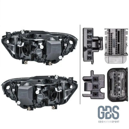 Phares avant Bi-Xenon pour BMW Série 1 F20 / F21 Angel Eyes LED Phase 2 - Éclairage de véhicule - GDS Motorsport