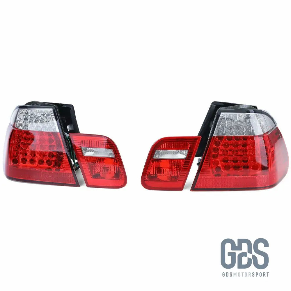 Feux arrière Full LED Rouge Clair pour BMW E46 Berline 1998 à 2005 - PHARES FEUX - GDS Motorsport
