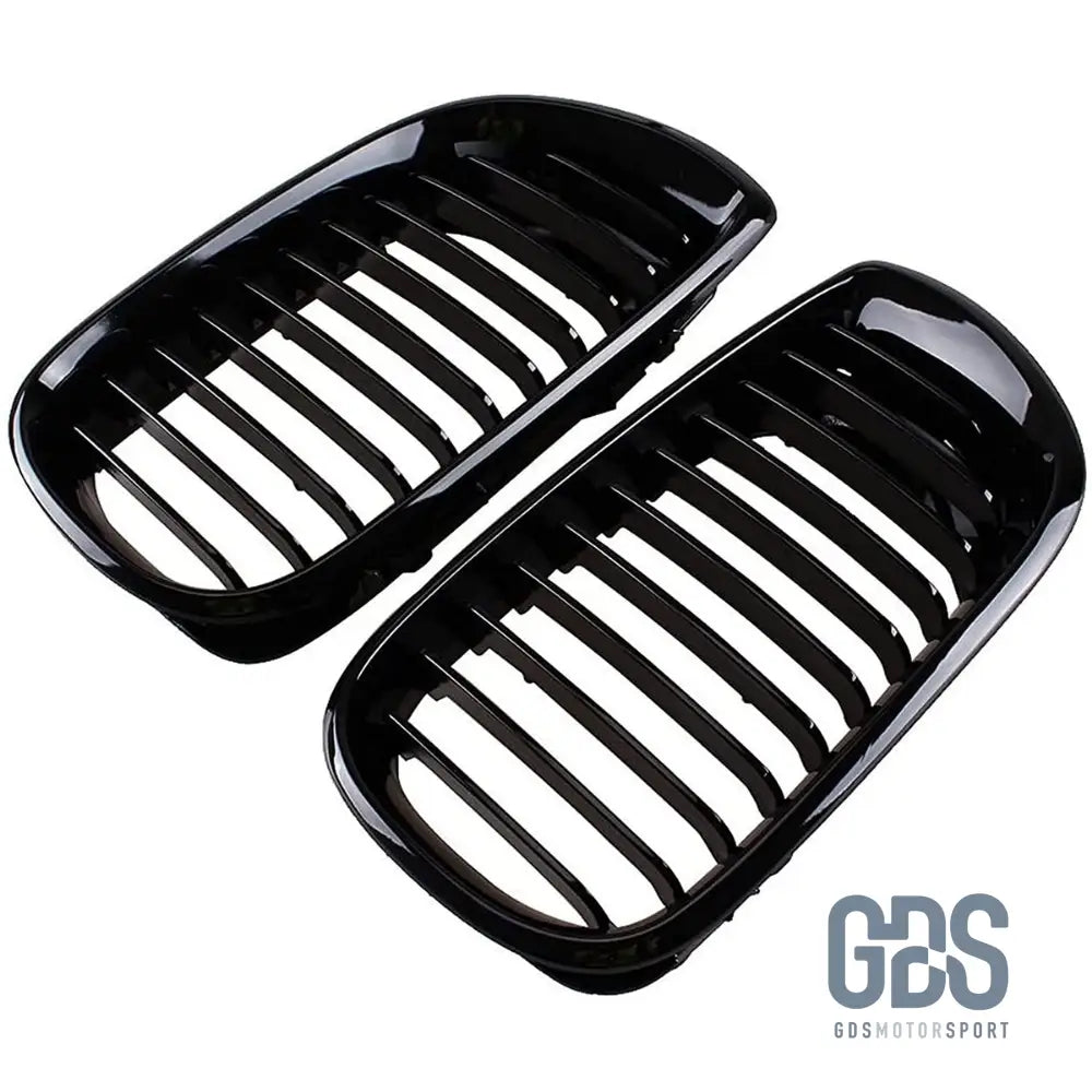 Grilles de calandre NOIR Brillant BMW serie 3 E46 PH2 2001 a 2005 Berline / Touring - Calandres - GDS Motorsport